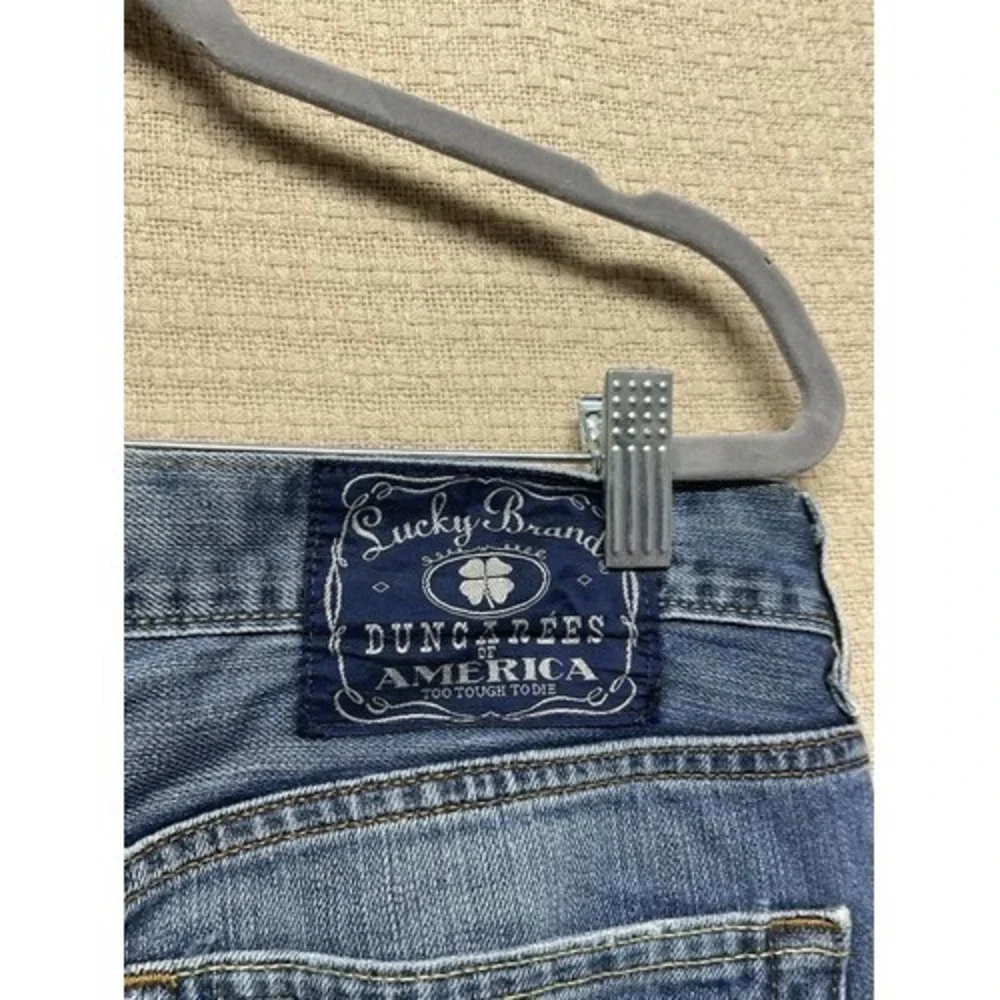 VTG Lucky Brand Dungarees Bootcut Regular Length Jeans Men 34 USA‎ 100% Cotton